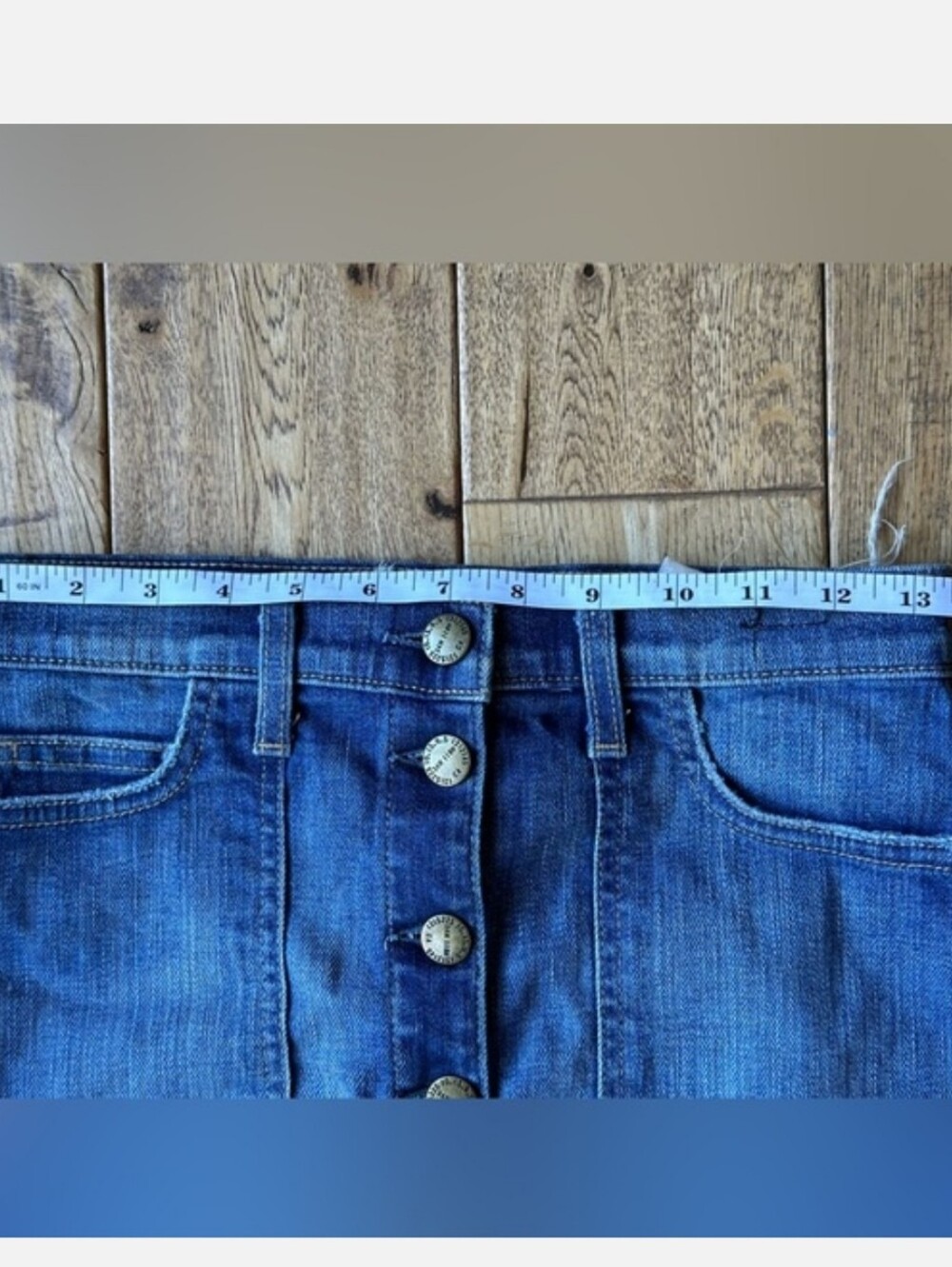 Current/Elliott Dotty Pocket Jean Skirt size 25 - Picture 11 of 13
